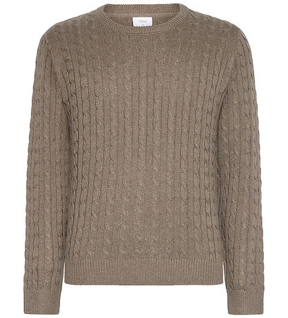 Grunt Bluse - Strik - GrTue - Nature Melange