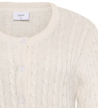 Grunt Cardigan - Strik - GrLine - Off White