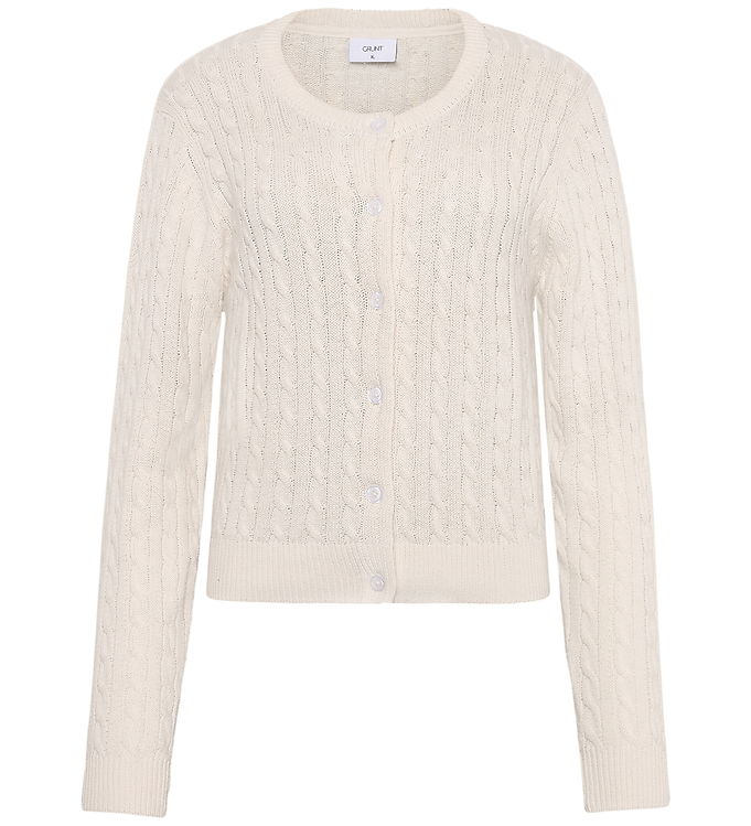 Grunt Cardigan - Strik - GrLine - Off White