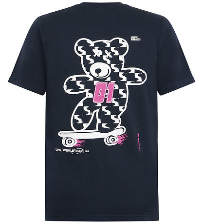 Grunt T-shirt - GrConci - Navy m. Print