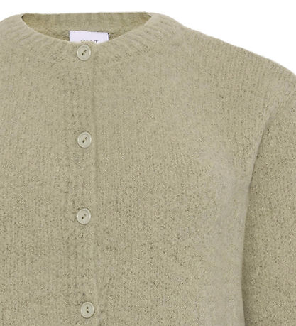 Grunt Cardigan - Strik - GrEvissa - Dust Green Grunt Cardigan - Strik - GrEvissa - Dust Green