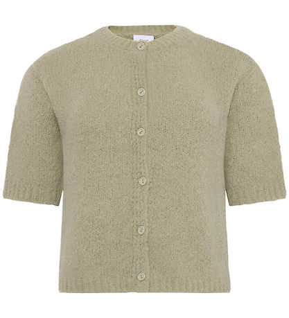 Grunt Cardigan - Strik - GrEvissa - Dust Green Grunt Cardigan - Strik - GrEvissa - Dust Green