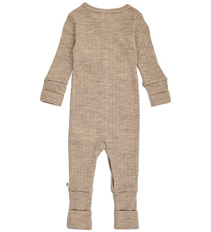 Müsli Jumpsuit - Rib - Wool - Conditioner Melange