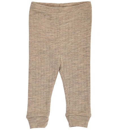 Müsli Bukser - Rib - Uld - Balsam Melange