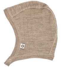 Müsli Babyhjelm - Rib - Uld - Balsam Melange Müsli Babyhjelm - Rib - Uld - Balsam Melange