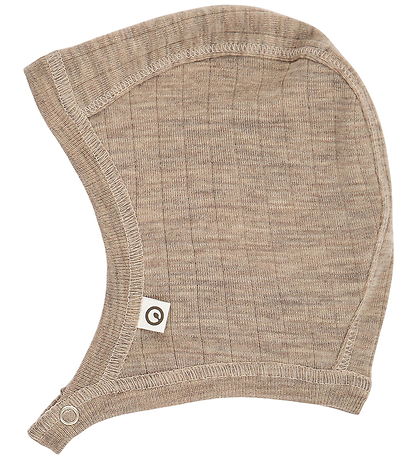 Müsli Babyhjelm - Rib - Uld - Balsam Melange Müsli Babyhjelm - Rib - Uld - Balsam Melange