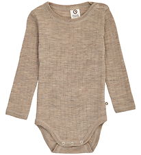 Müsli Body l/æ - Rib - Uld - Balsam Melange Müsli Body l/æ - Rib - Uld - Balsam Melange