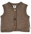 Müsli Vest - Uld - Walnut Melange Müsli Vest - Uld - Walnut Melange