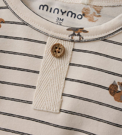 Body m/l Minymo - AOP - Coquillage