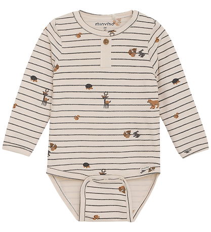 Body m/l Minymo - AOP - Coquillage