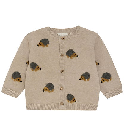 Minymo Cardigan Knit - Beige Melange