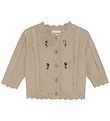 Minymo Cardigan Knit - Beige Meleret Minymo Cardigan Knit - Beige Meleret