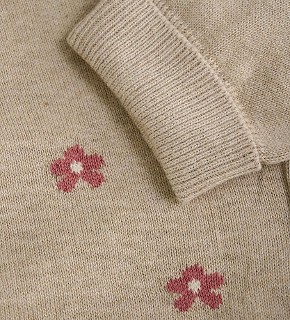 Minymo Bukser Knit - Beige Melange Minymo Bukser Knit - Beige Melange