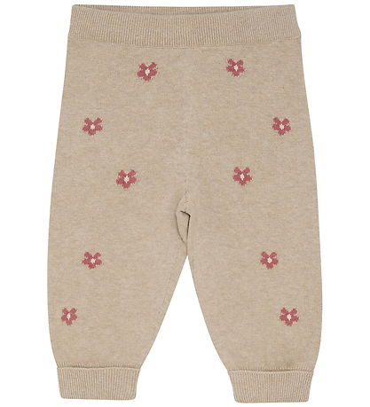 Minymo Bukser Knit - Beige Melange