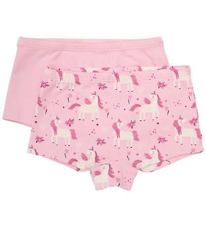 Minymo Underbukser - 2-pak - AOP - Bleached Mauve Minymo Underbukser - 2-pak - AOP - Bleached Mauve