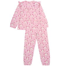 Minymo Nattøj - 2-delt - AOP - Bleached Mauve Minymo Nattøj - 2-delt - AOP - Bleached Mauve