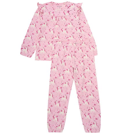 Minymo Nattøj - 2-delt - AOP - Bleached Mauve Minymo Nattøj - 2-delt - AOP - Bleached Mauve