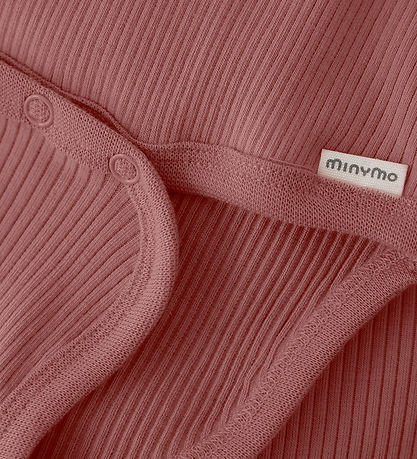 Minymo Body l/æ - Rib - Withered Rose Minymo Body l/æ - Rib - Withered Rose
