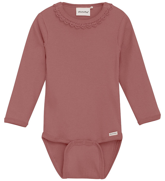 Minymo Body l/æ - Rib - Withered Rose