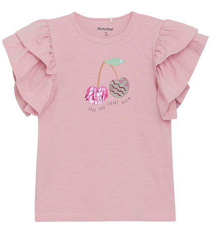 Minymo T-shirt - Bleached Mauve