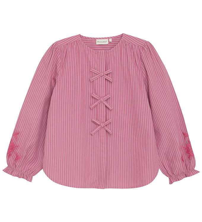Minymo Pige Skjorte - Mauve Orchid - 110