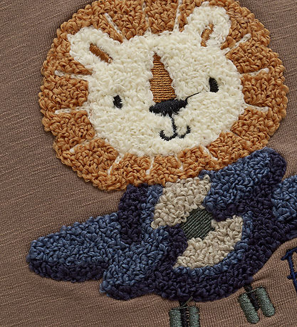 Minymo Sweatshirt - Caribou m. Løve
