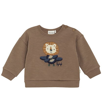 Minymo Sweatshirt - Caribou m. Løve