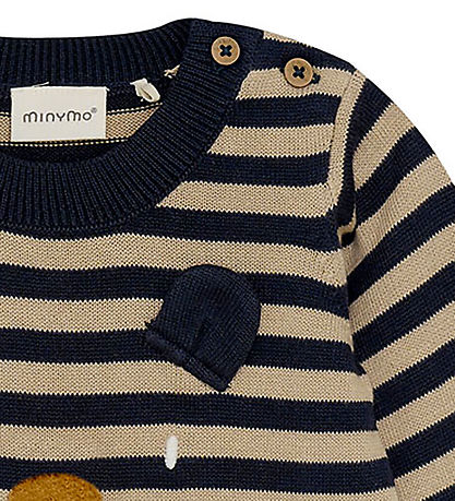 Minymo Bluse Knit - Parisian Night Minymo Bluse Knit - Parisian Night