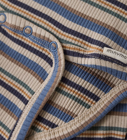 Minymo Body l/æ - Rib - China Blue Minymo Body l/æ - Rib - China Blue