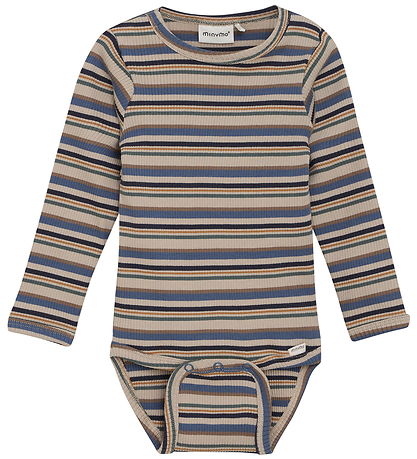 Minymo Body l/æ - Rib - China Blue Minymo Body l/æ - Rib - China Blue