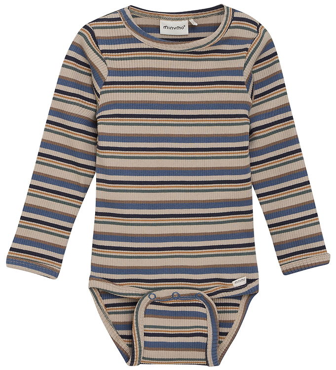 Minymo Body l/æ - Rib - China Blue