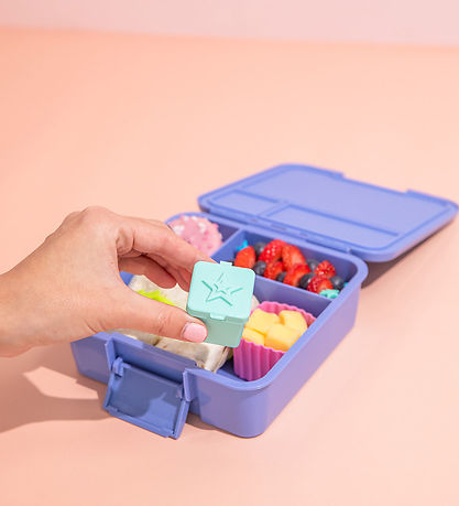 MontiiCo Snackbøtter - Bento Dip & Sauce - 2-pak - Marine MontiiCo Snackbøtter - Bento Dip & Sauce - 2-pak - Marine