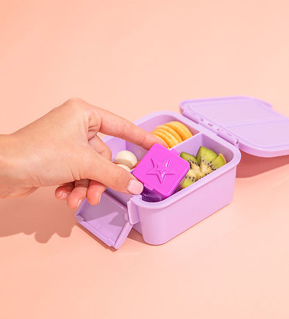 MontiiCo Snackbøtter - Bento Dip & Sauce - 2-pak - Fuchsia