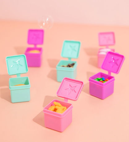 MontiiCo Snackbøtter - Bento Dip & Sauce - 2-pak - Fuchsia