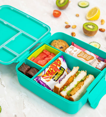 MontiiCo Indsatser - 2-pak - Bento Feast - Silikone - Matcha