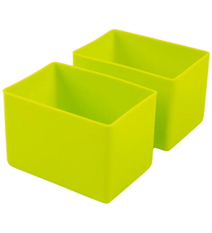 MontiiCo Indsatser - 2-pak - Bento Feast - Silikone - Matcha