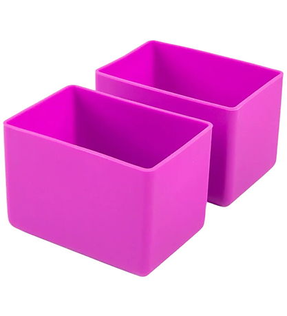 MontiiCo Indsatser - 2-pak - Bento Feast - Silikone - Fuchsia