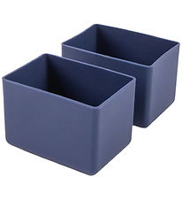 MontiiCo Indsatser - 2-pak - Bento Feast - Silikone - Navy MontiiCo Indsatser - 2-pak - Bento Feast - Silikone - Navy
