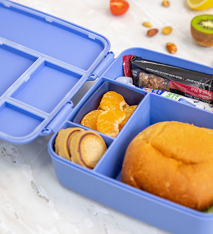 MontiiCo Indsatser - 2-pak - Bento Feast - Silikone - Navy MontiiCo Indsatser - 2-pak - Bento Feast - Silikone - Navy