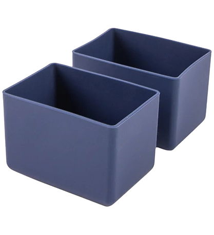 MontiiCo Indsatser - 2-pak - Bento Feast - Silikone - Navy MontiiCo Indsatser - 2-pak - Bento Feast - Silikone - Navy