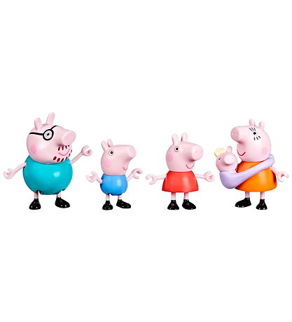 Gurli Gris Legetøjsfigurer - 4 stk. - Peppa's Family Of Five