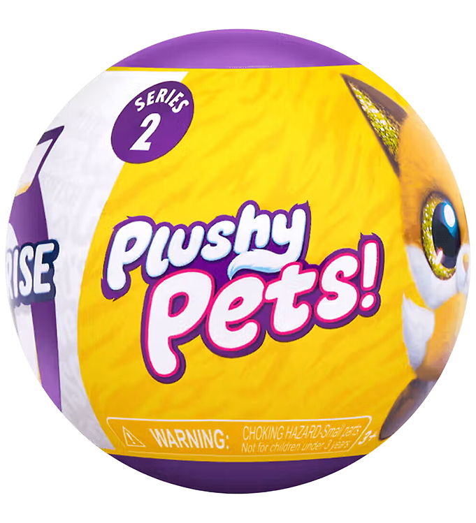 5 Surprise Kugle m. Overraskelse - Serie 2 - Plushy Pets