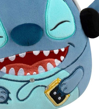 Squishmallows Bamse - 20 cm - Stitch m. Hørertelefoner