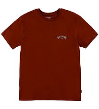 Billabong T-Shirt - Arch Wave - Brick m. Print Billabong T-Shirt - Arch Wave - Brick m. Print