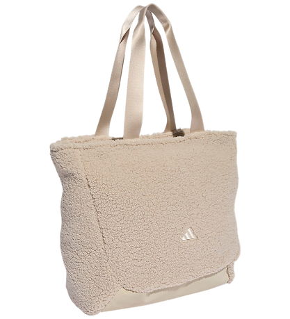 adidas Performance Shopper -Teddyfleece - Beige/Chalk White