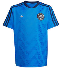 adidas Originals T-shirt - Blå m. Logoer adidas Originals T-shirt - Blå m. Logoer