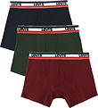 Levis Boxershorts - 3-pak - Rød/Sort/Grøn Levis Boxershorts - 3-pak - Rød/Sort/Grøn