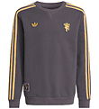 adidas Originals Sweatshirt - Manchester United - Utility Black adidas Originals Sweatshirt - Manchester United - Utility Black