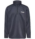 Hummel Blouse - hmlJR Goal Tape Halfzip - Ebony