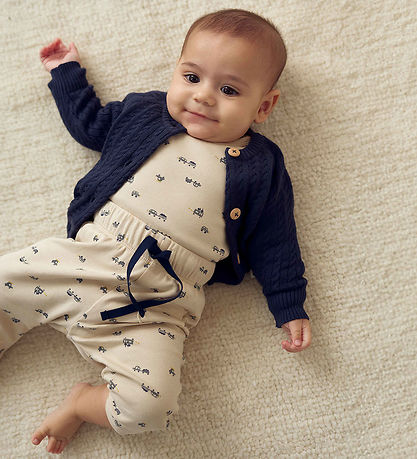 Müsli Bodysuit l/s - Auto - Oak/Moss/Stormy Blue